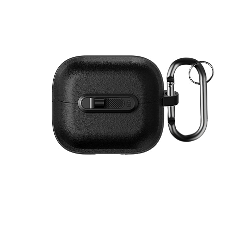 Бокс для наушников AirPods 4 пластиковый с замком К-25