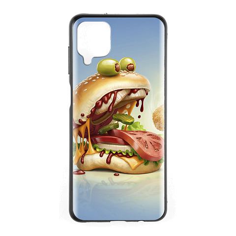 Чехол - накладка для Samsung A52 A525 (2021) - TPU резиновый - Бургер