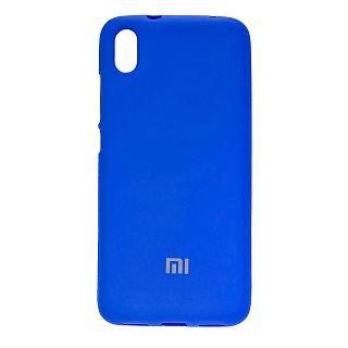 Чехол - накладка  для Xiaomi Redmi 7A - TPU резиновый Soft touch с лого
