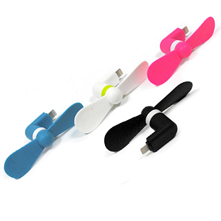 Вентилятор для телефона резиновый Lightning