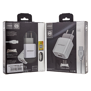 Сетевое з/у JoyRoom CA-27m (1A - 1 USB) с кабелем в комплекте