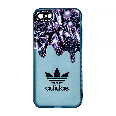 Чехол - накладка для iPhone 13 - TPU резиновый матовый с защитой для камеры - Рисунок