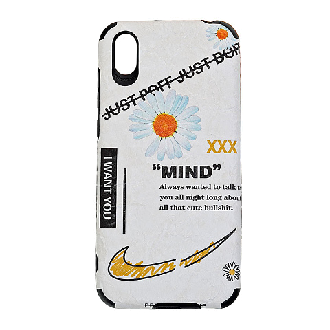 Чехол - накладка для Samsung M21 M215 /M30s M307 - TPU резиновый под кожу с рисунком - №3