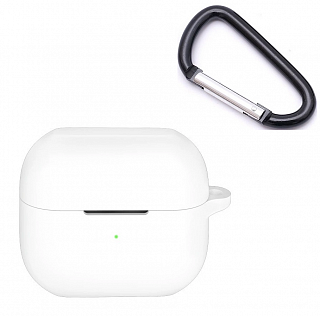 Бокс для наушников Samsung Galaxy Buds 3/3 Pro  силиконовый с карабином