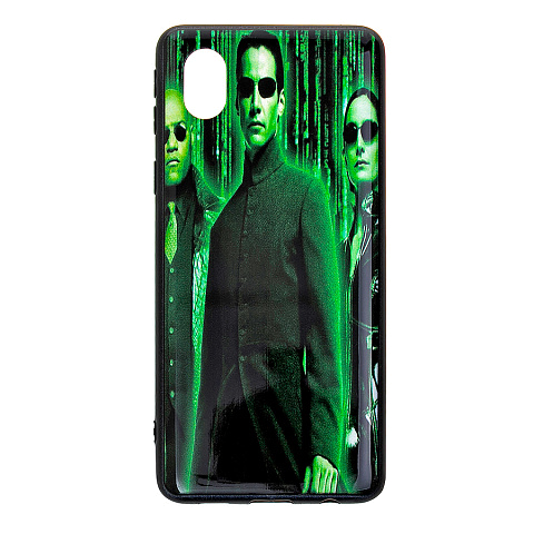 Чехол - накладка для Samsung M21 M215 /M30s M307 - пластиковый лаковый - Матрица
