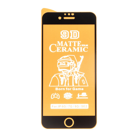Защитное стекло Ceramics Film 9D гибкое матовое с керамическим покрытием` для iPhone 6/6S