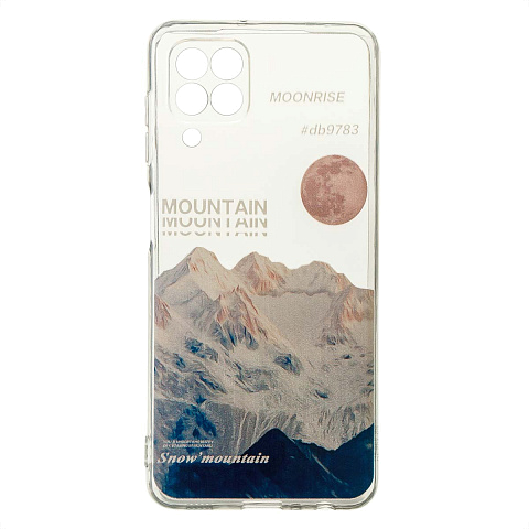 Чехол - накладка для Samsung A22 A225F/M32 M325F - TPU силикон прозрачный с рисунком - Mountain