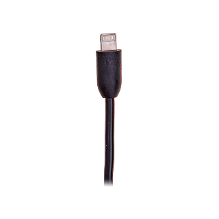 Кабель USB  SR-008i (1А - 1 м.) резиновый круглый