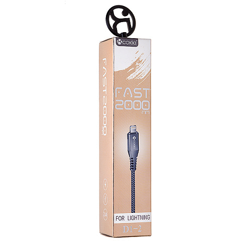 Кабель USB Cokike D1-2i (2.4А - 2 м.) текстильный